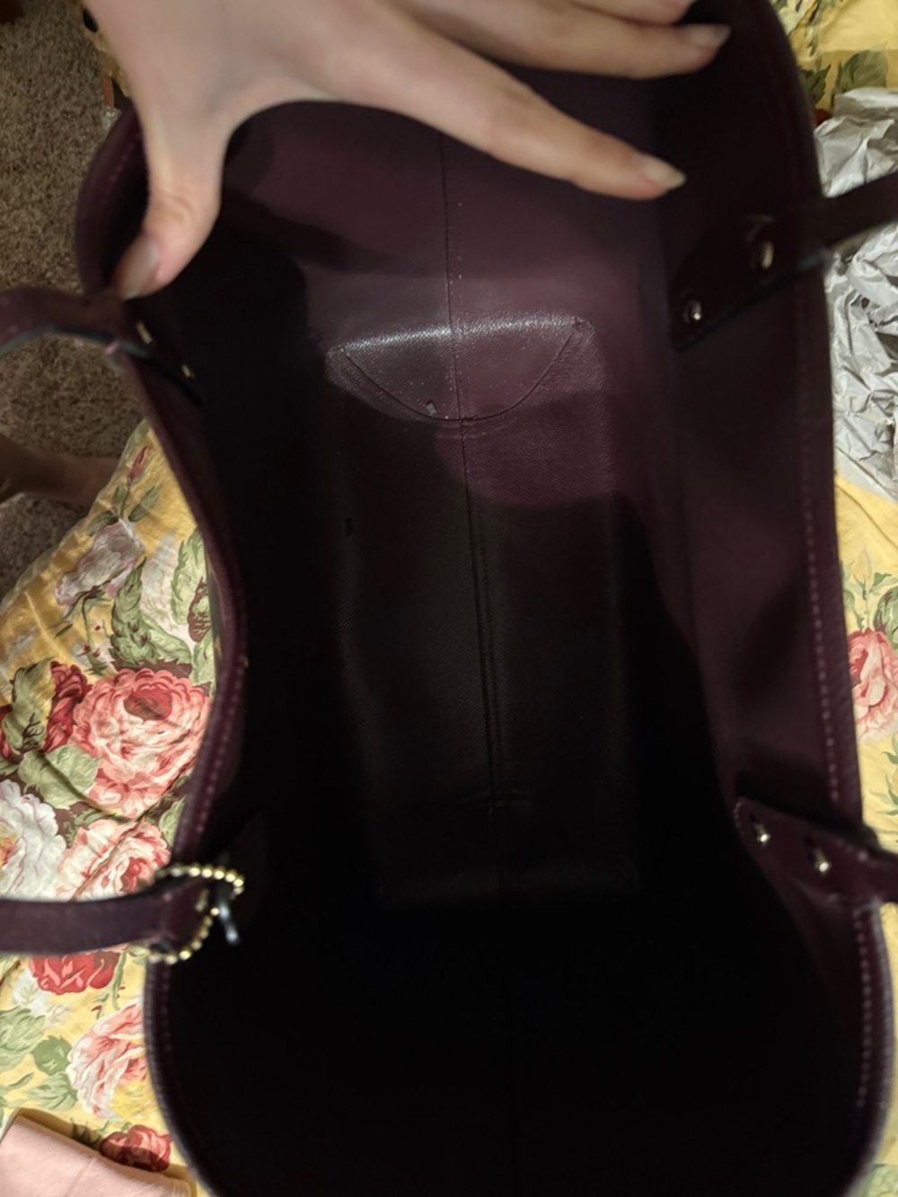 Coach Leopard-Print Tote in Brown and Black - Picture 2 of 6